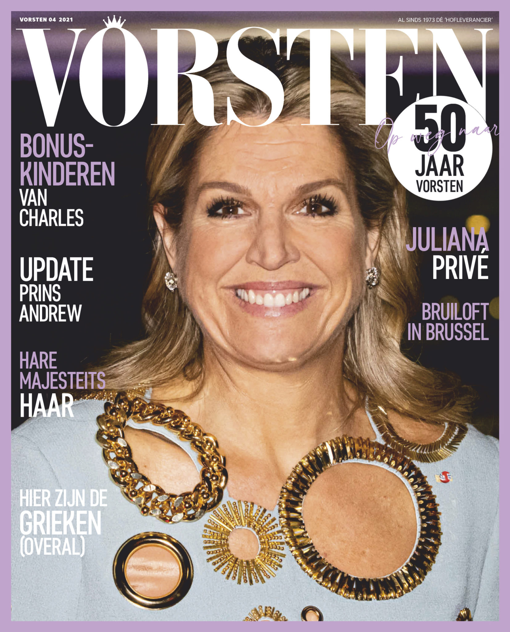 Het tijdschrift Vorsten volgt het vorstenhuis en de royals van België